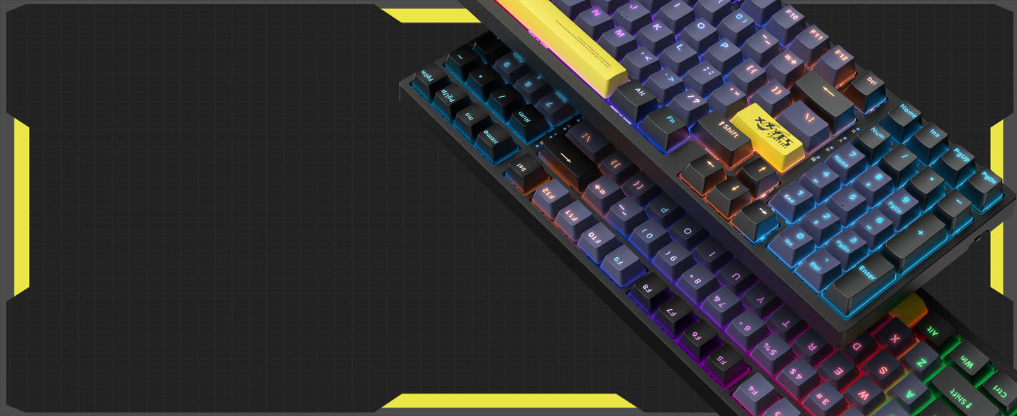 ONIKUMA G38 Mechanical Feel Gaming Keyboard, RGB Backlit, for PC, Laptop, PS4, PS5