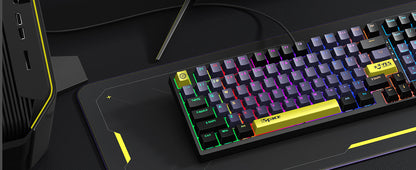 ONIKUMA G38 Mechanical Feel Gaming Keyboard, RGB Backlit, for PC, Laptop, PS4, PS5