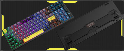 ONIKUMA G38 Mechanical Feel Gaming Keyboard, RGB Backlit, for PC, Laptop, PS4, PS5