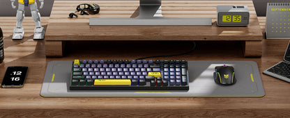 ONIKUMA G38 Mechanical Feel Gaming Keyboard, RGB Backlit, for PC, Laptop, PS4, PS5